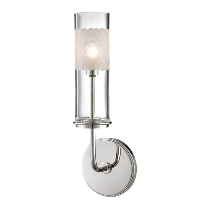 Hudson Valley 3901-PN LED Wall Sconce, Polished Nickel