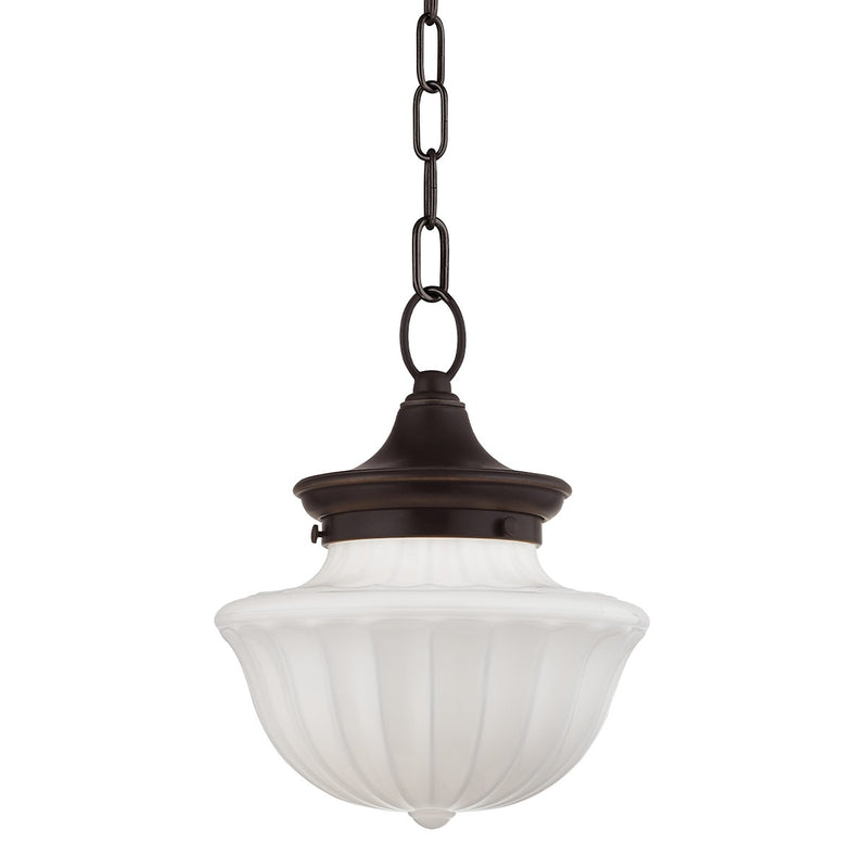 Hudson Valley 5009-OB One Light Pendant, Old Bronze