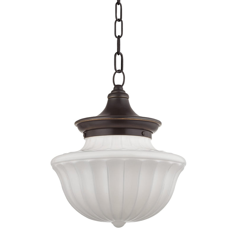 Hudson Valley 5012-OB One Light Pendant, Old Bronze