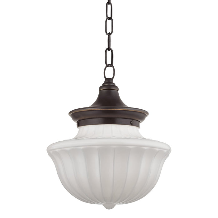 Hudson Valley 5012-OB One Light Pendant, Old Bronze