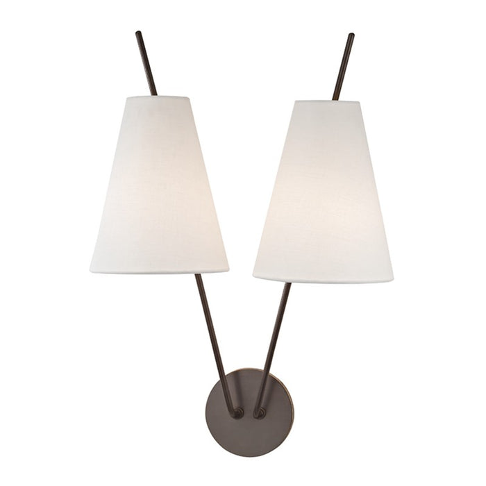 Hudson Valley 6322-OB Two Light Wall Sconce, Old Bronze