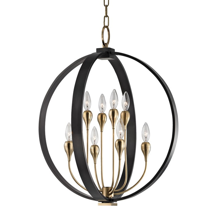 Hudson Valley 6722-AOB Eight Light Lantern, Aged Old Bronze