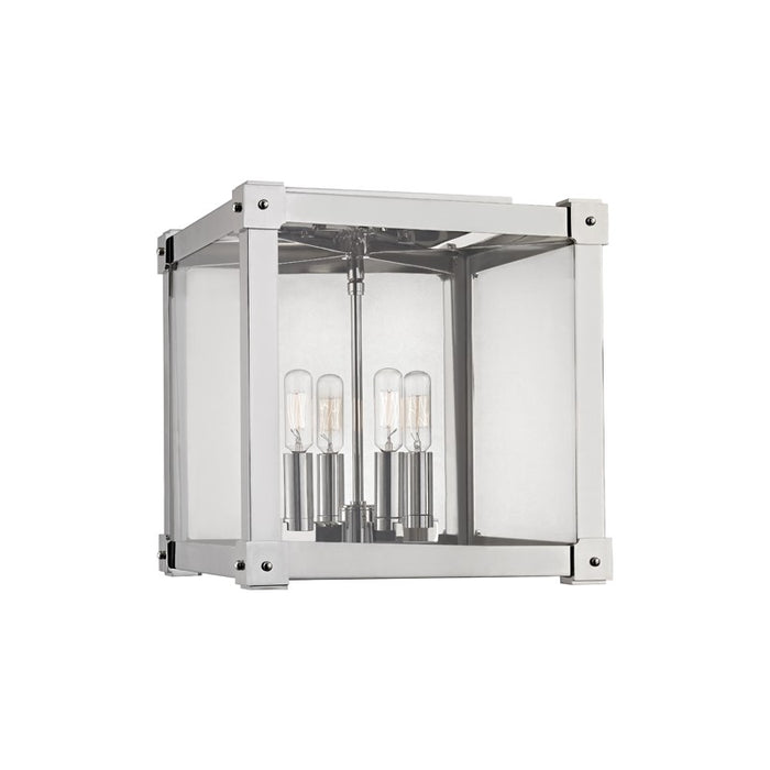 Hudson Valley 8600-PN Four Light Flush Mount, Polished Nickel