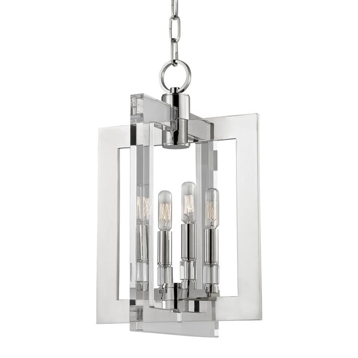Hudson Valley 9312-PN Four Light Pendant, Polished Nickel