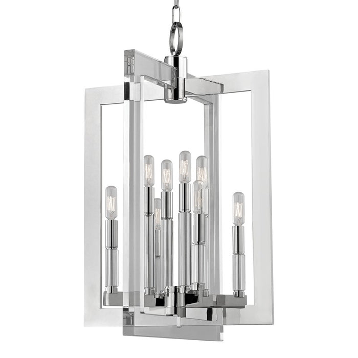 Hudson Valley 9317-PN Eight Light Pendant, Polished Nickel