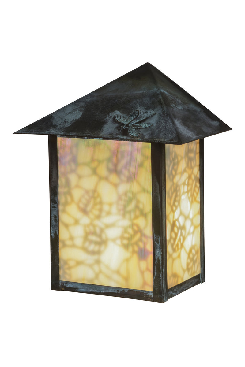 Meyda Tiffany 40779 One Light Wall Sconce, Verdigris