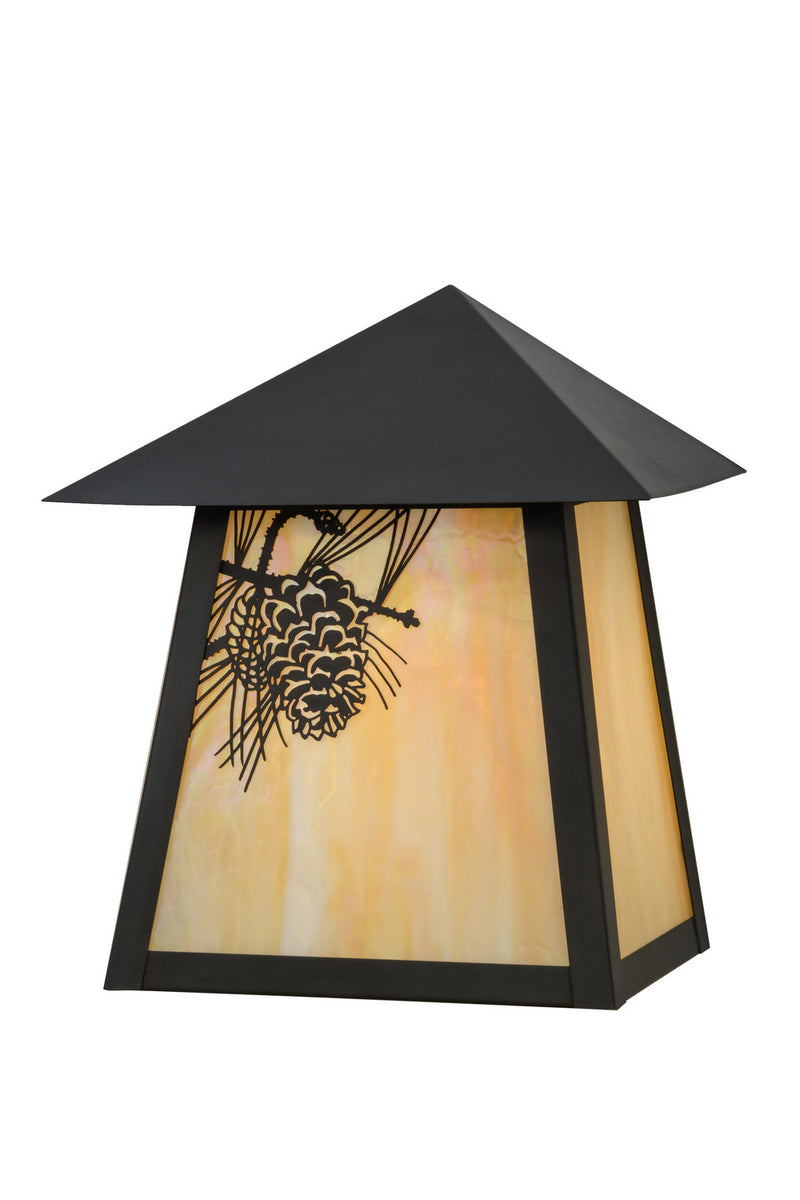 Meyda Tiffany 43128 One Light Wall Sconce, Craftsman Brown