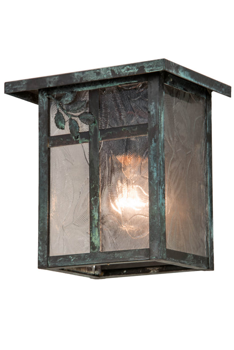 Meyda Tiffany 43258 One Light Wall Sconce, Verdigris