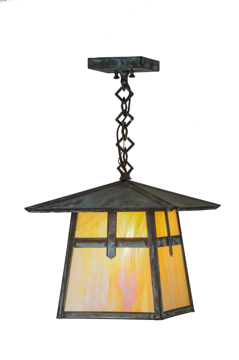 Meyda Tiffany 45003 One Light Pendant, Verdigris