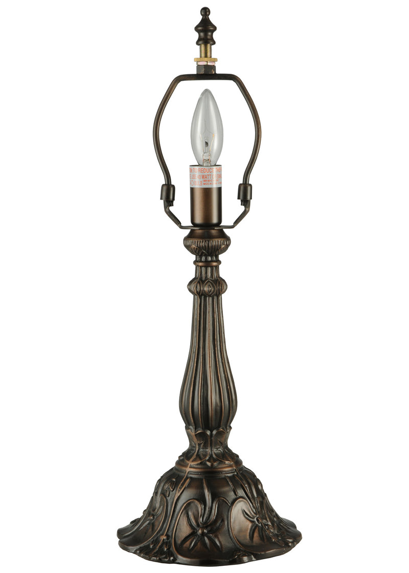 Meyda Tiffany 46444 One Light Table Base, Rust