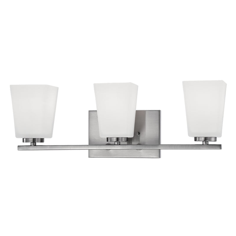 Millennium 293-BN Three Light Vanity, Brushed Nickel