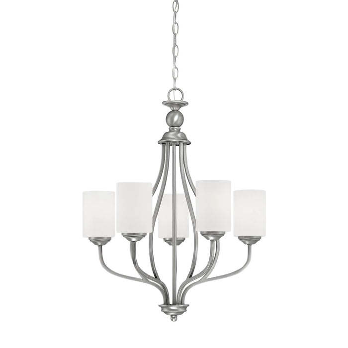 Millennium 3055-BPW Five Light Chandelier, Brushed Pewter