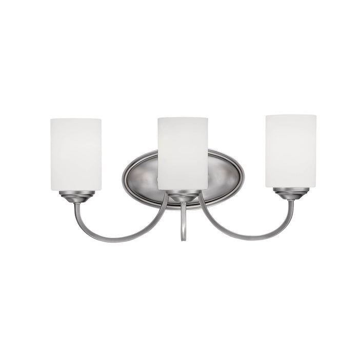Millennium 3073-BPW Three Light Vanity, Brushed Pewter