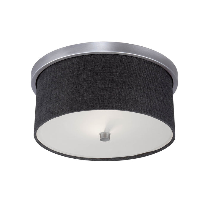Millennium 3122-BPW Two Light Flushmount, Brushed Pewter