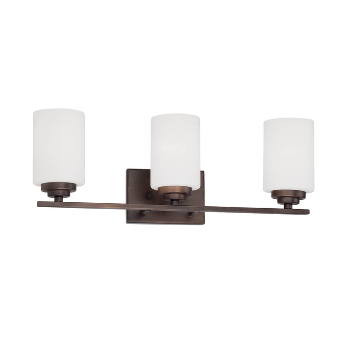 Millennium 3183-RBZ Three Light Vanity, Rubbed Bronze