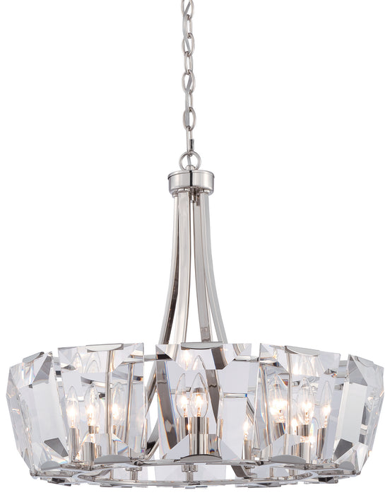 Metropolitan N6982-613 12 Light Chandelier, Polished Nickel