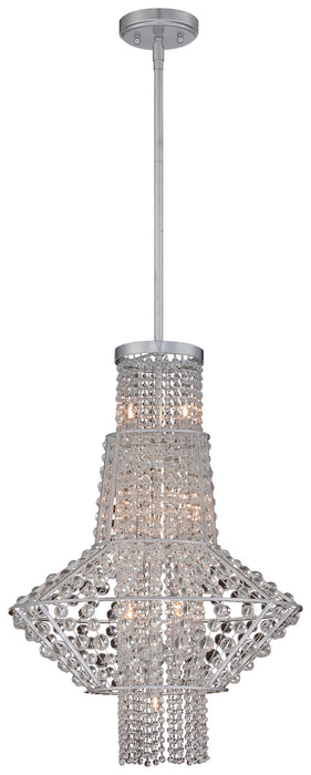 Metropolitan N7307-598 Seven Light Pendant, Catalina Silver