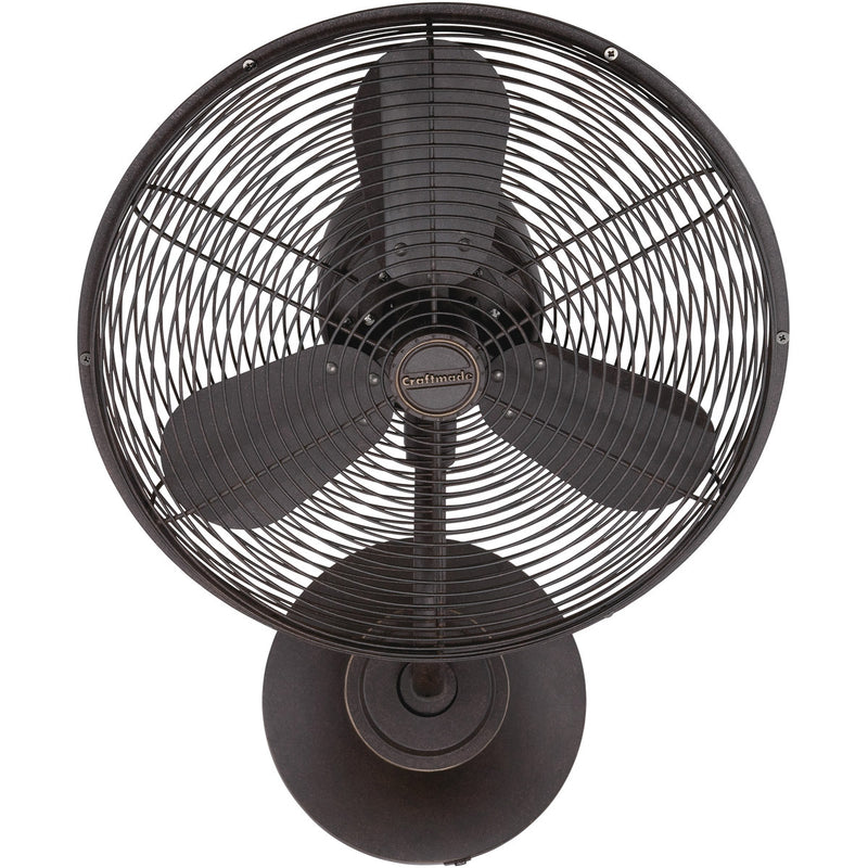 Craftmade BW116AG3-HW Wall Mount Fan, Aged Bronze Textured