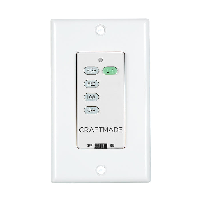 Craftmade UCI-2000 Universal Intelligent Receiver, Hand Set or Wall Control, White