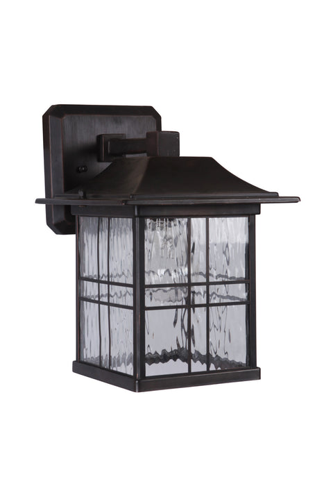 Craftmade Z7804-ABZ One Light Wall Mount, Aged Bronze Brushed