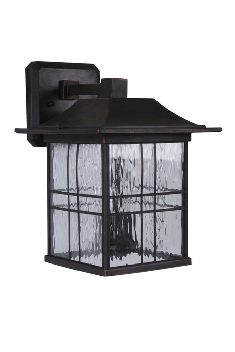Craftmade Z7814-ABZ Two Light Outdoor Wall Lantern, Aged Bronze Brushed