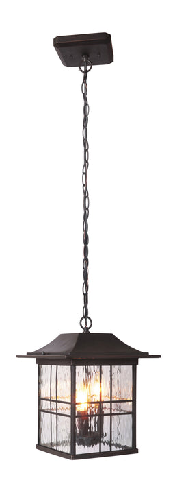 Craftmade Z7821-ABZ Three Light Pendant, Aged Bronze Brushed