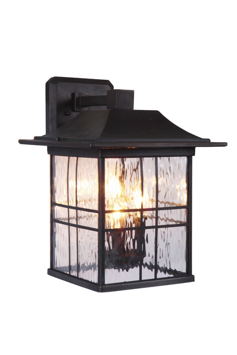 Craftmade Z7824-ABZ Three Light Wall Mount, Aged Bronze Brushed