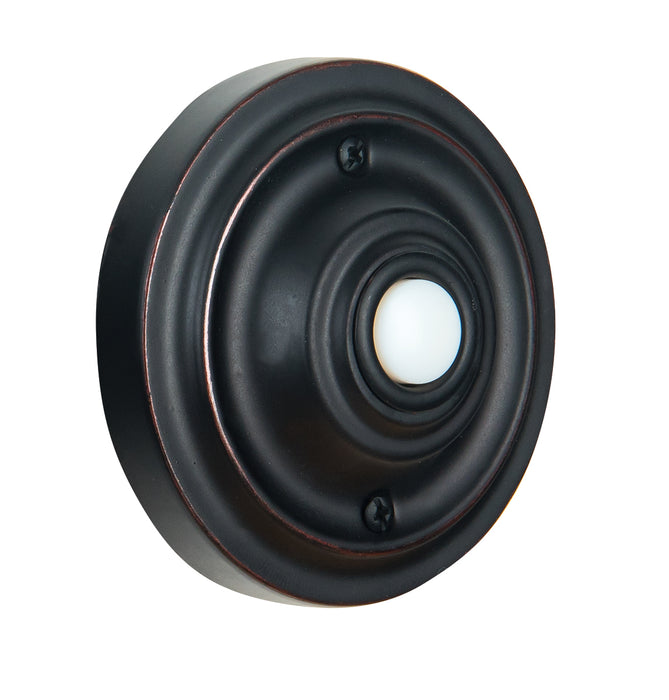 Craftmade PB3039-OBG Surface Mount Lighted Push Button, Oiled Bronze Gilded