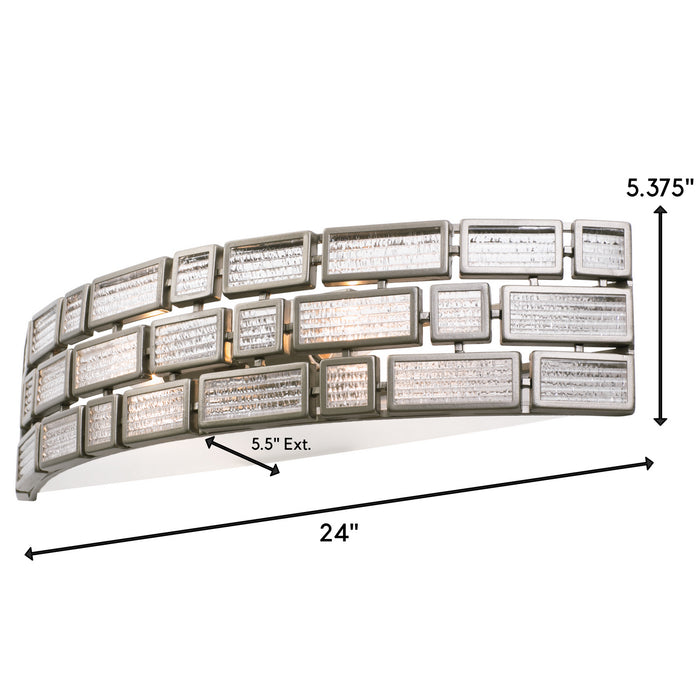 Varaluz 255B02NB Two Light Bath, New Bronze