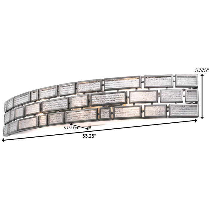 Varaluz 255B03NB Three Light Bath, New Bronze