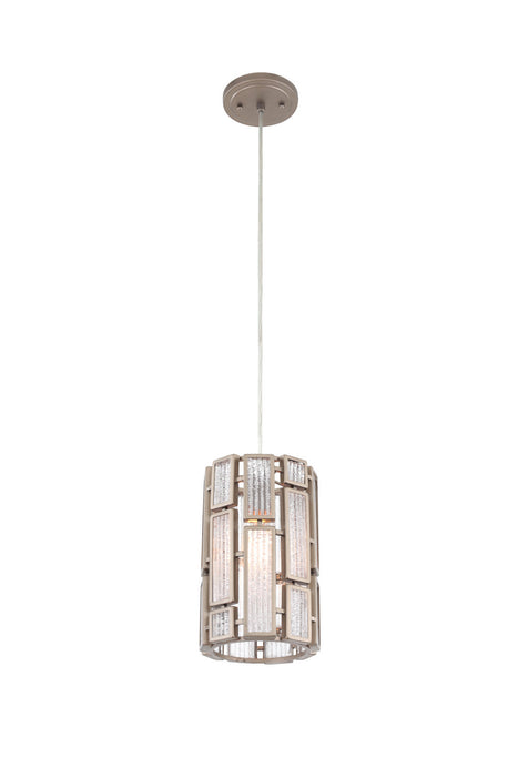 Varaluz 255M01NB One Light Mini Pendant, New Bronze
