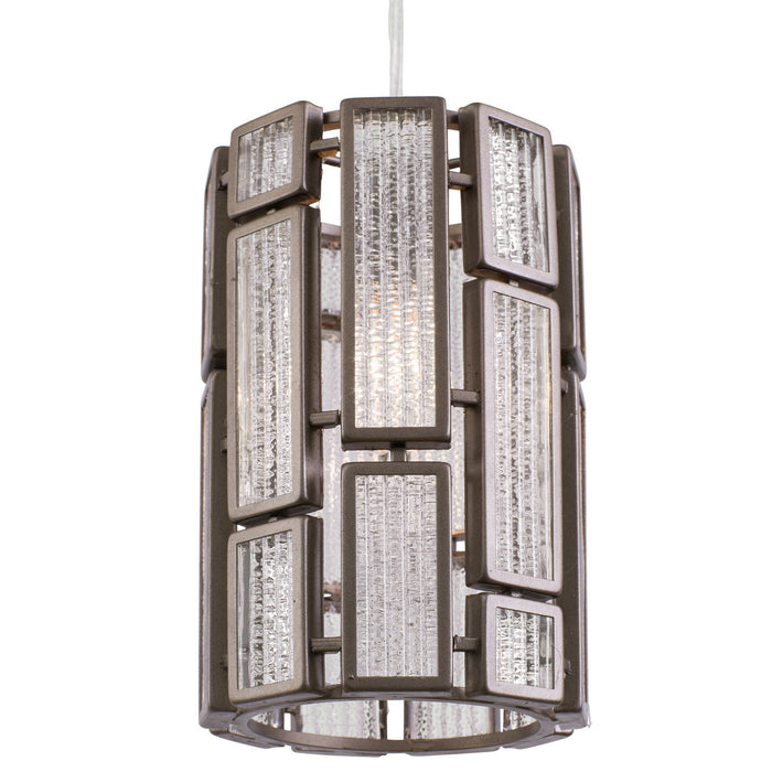 Varaluz 255M01NB One Light Mini Pendant, New Bronze