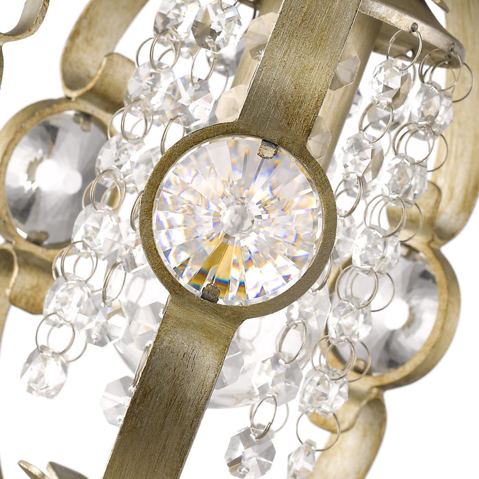 Golden 1323-M1L WG One Light Mini Pendant, White Gold