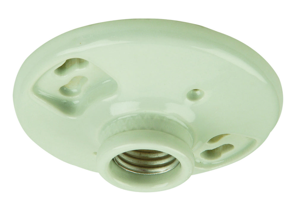 Craftmade K212-O One Light Socket Lamp Holder, Porcelain