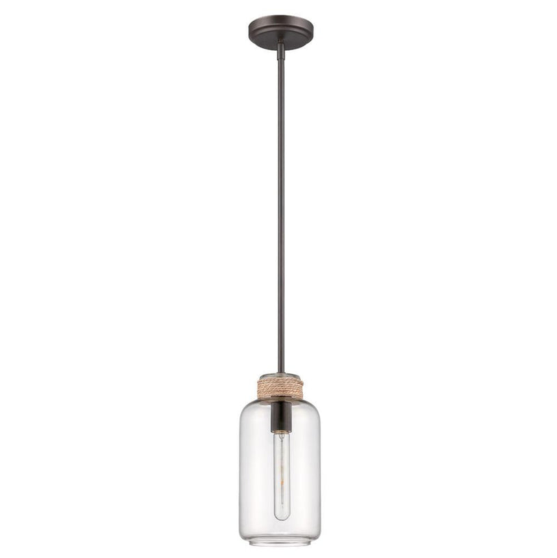 Craftmade P435ESP1 One Light Mini Pendant, Espresso