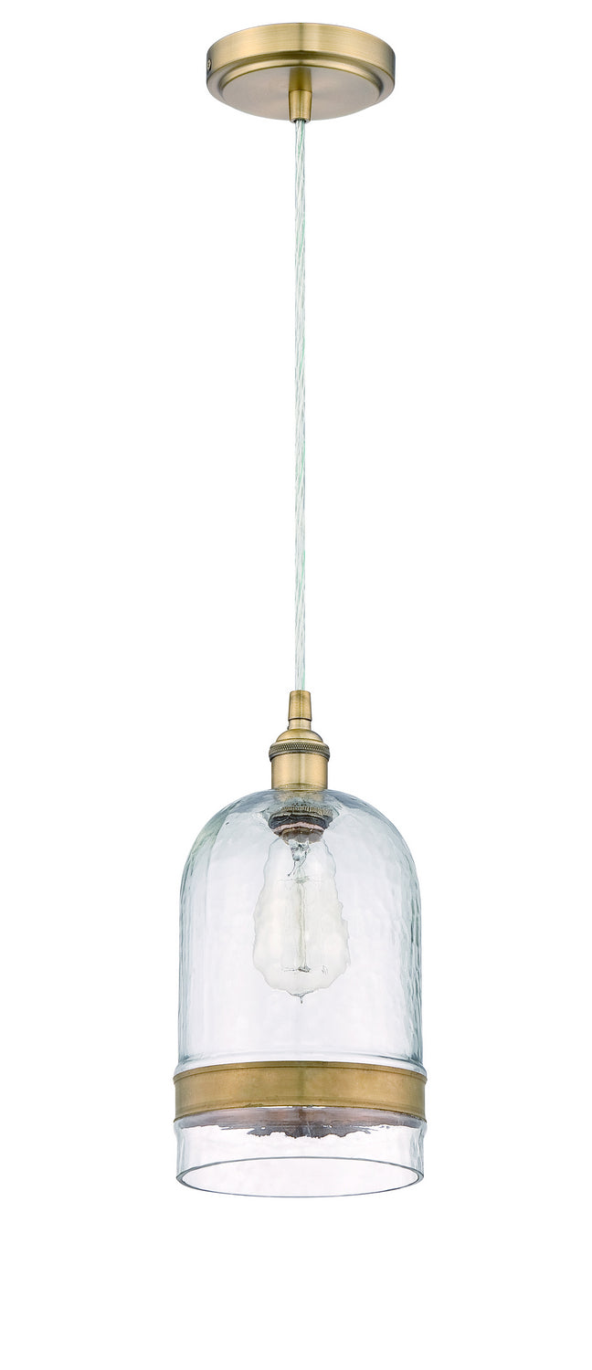 Craftmade P455AGC1 One Light Mini Pendant, Aged Copper