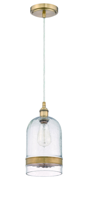Craftmade P455AGC1 One Light Mini Pendant, Aged Copper
