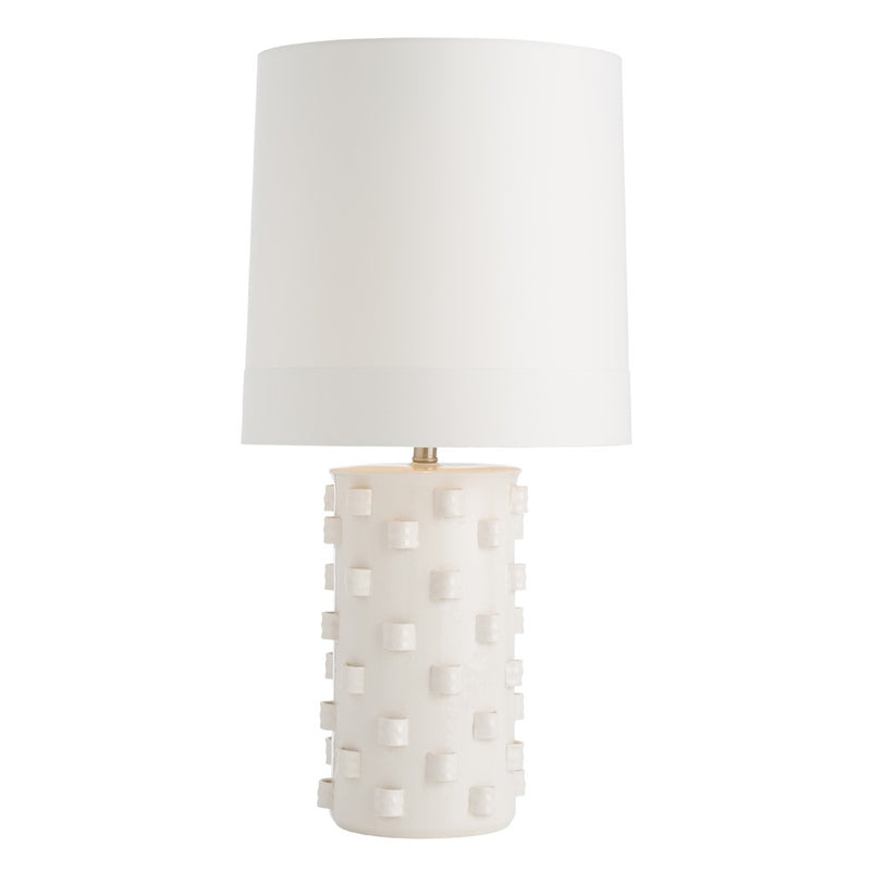 Arteriors 17712-838 One Light Table Lamp, Ivory Crackle