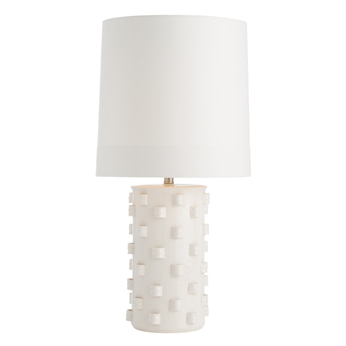 Arteriors 17712-838 One Light Table Lamp, Ivory Crackle