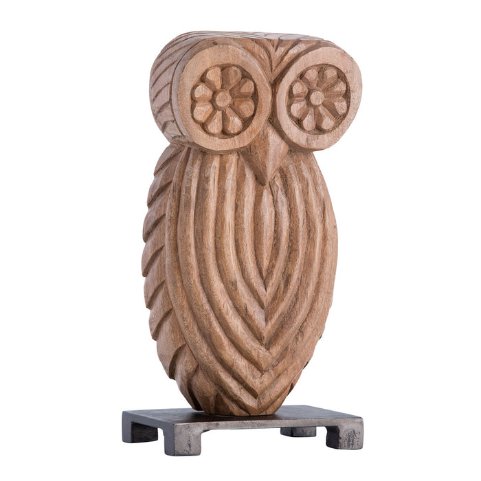 Arteriors 2095 Sculpture, Natural Wood/Natural Iron