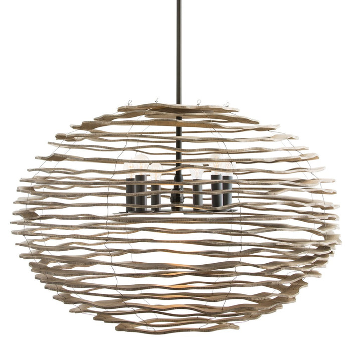 Arteriors 45100 Six Light Pendant, Natural