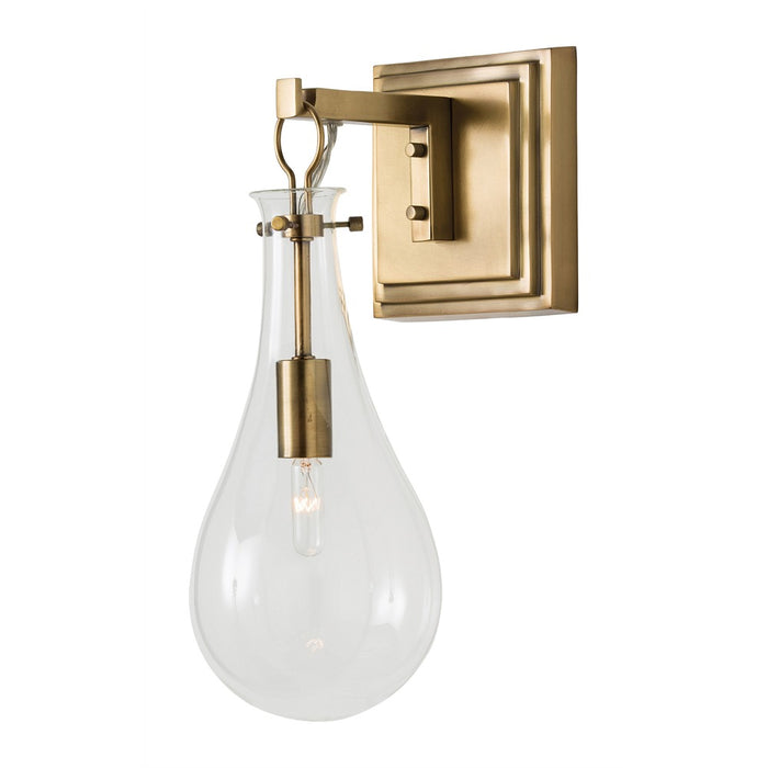 Arteriors 49986 One Light Wall Sconce, Antique Brass