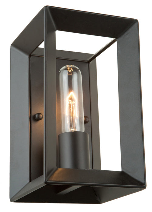 Artcraft AC10060 One Light Wall Sconce, Matte Black