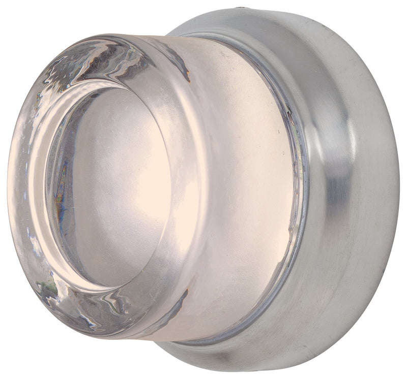 George Kovacs P1240-A144-L LED Wall Sconce/ Flush Mount, Brushed Stainless Steel