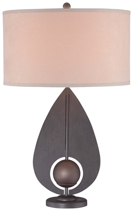 George Kovacs P1616-0 LED Table Lamp, Iron W/Antique Bronze Accents