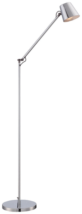 George Kovacs P303-2-077-L LED Floor Lamp, Chrome