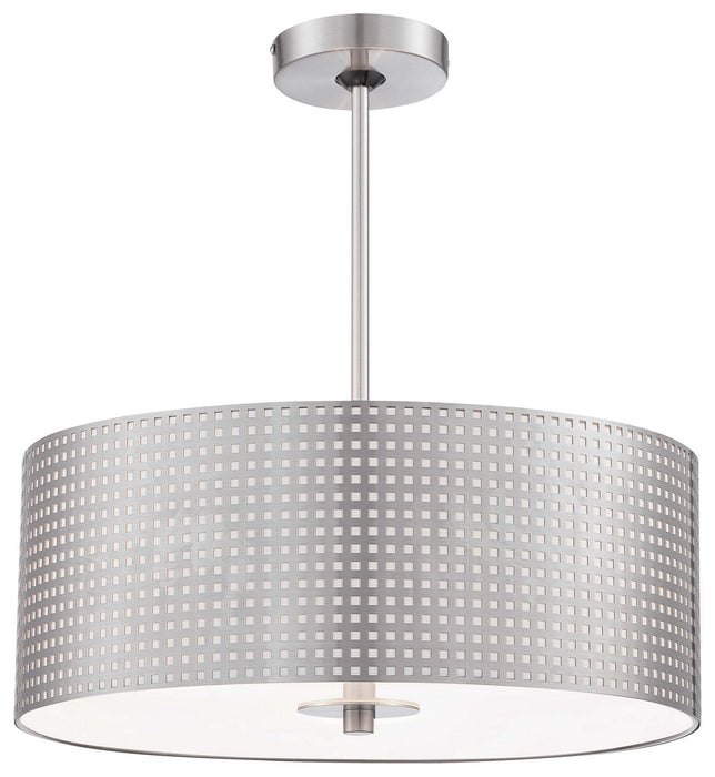 George Kovacs P5743-084 Three Light Pendant, Brushed Nickel