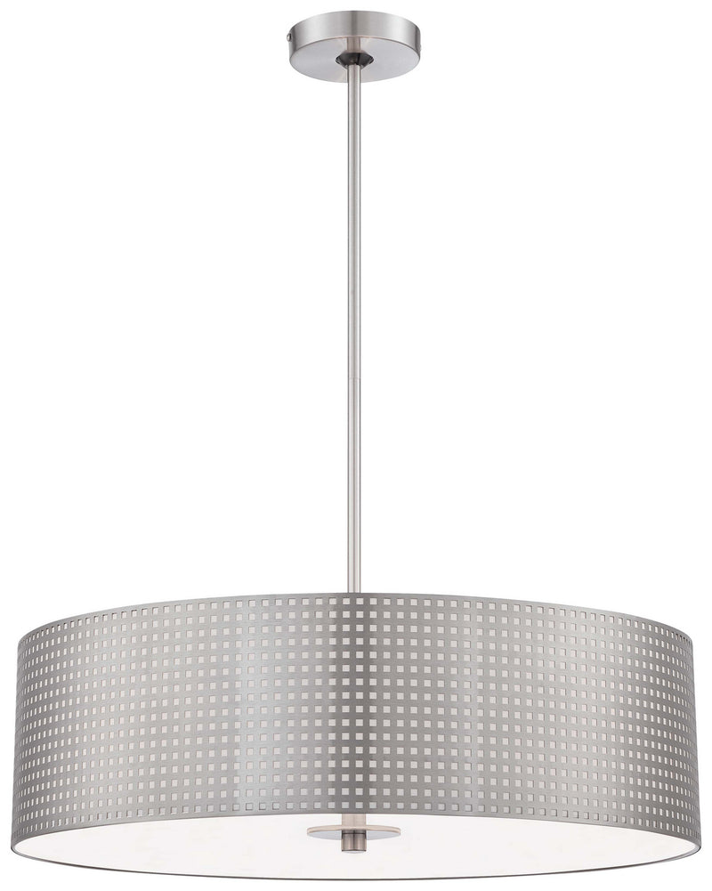George Kovacs P5745-084 Four Light Pendant, Brushed Nickel