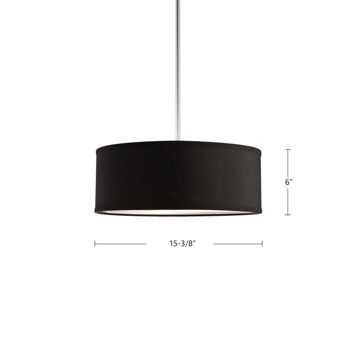 Kuzco Lighting 41073B Three Light Pendant, Black