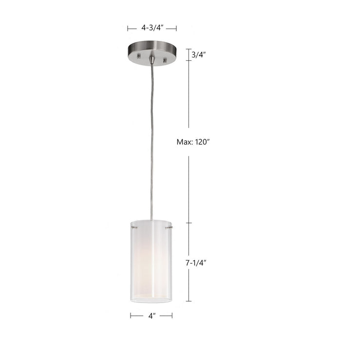 Kuzco Lighting 41311W One Light Pendant, White